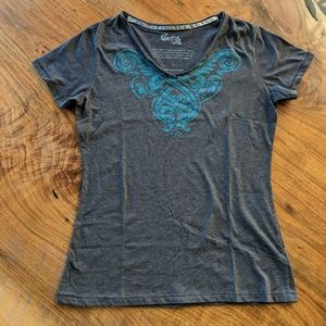 Green Apple Brand VNeck Yoga Tee